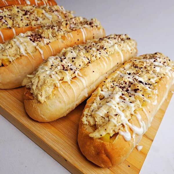 ساندویچ مرغ و قارچ